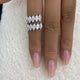 Prong Ring Ring 3.1ct TCW, 14K Gold