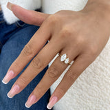 Diamond Promise Ring 1.2 ct Yellow Gold