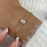 Diamond Chain Bracelet 0.9 ct Rose Gold