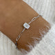 Diamond Chain Bracelet 0.9 ct White Gold
