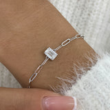 Diamond Chain Bracelet 0.9 ct White Gold
