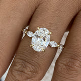 Mirena Diamond Engagement Ring 2.8 ct Yellow Gold