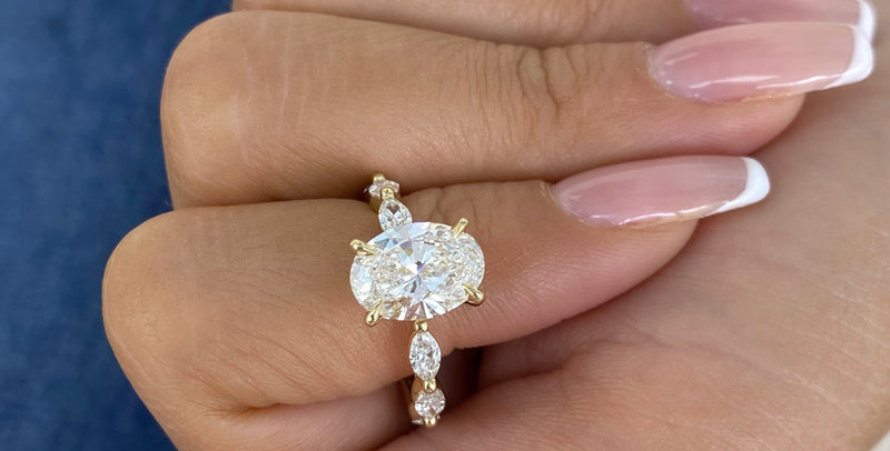 Mirena Diamond Engagement Ring 2.8 ct Yellow Gold