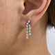 Diamond Drop Earrings 1 ct White Gold
