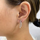 Diamond Drop Earrings 1 ct White Gold