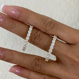 Diamond Hoop Earrings 3.1 ct Yellow Gold