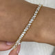 Diamond Tennis Bracelet 6.1 ct Yellow Gold