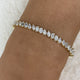 Diamond Tennis Bracelet 6.1 ct Yellow Gold