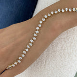 Diamond Tennis Bracelet 6.2 ct Yellow Gold