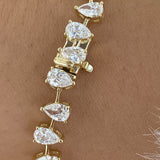 Diamond Tennis Bracelet 6.2 ct Yellow Gold