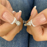 Diamond Tennis Bracelet 12.4 ct White Gold