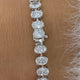 Diamond Tennis Bracelet 12.4 ct White Gold