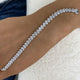 Diamond Tennis Bracelet 8.7 ct White Gold