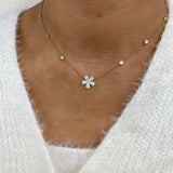 Diamond Pendant Necklace 1.5 ct Yellow Gold