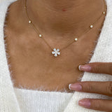 Diamond Pendant Necklace 1.5 ct Yellow Gold