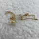 Diamond Chain Earrings 1.6 ct Yellow Gold