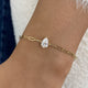 Diamond Chain Bracelet 0.8 ct Yellow Gold