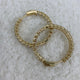 Diamond Hoop Earrings 4.2 ct Yellow Gold