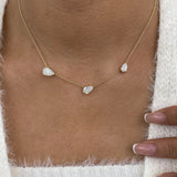 Diamond Pendant Necklace 3.2 ct Yellow Gold