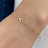 Diamond Chain Bracelet 1.7 ct Yellow Gold