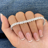 Diamond Tennis Bracelet 10 ct White Gold