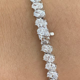 Diamond Tennis Bracelet 10 ct White Gold