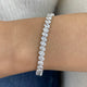 Diamond Tennis Bracelet 10 ct White Gold