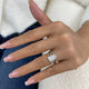 Aurevion Ring 2 ct TCW , Solid Gold 14k