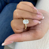 Évarine Ring 2 ct TCW , Solid Gold 14k