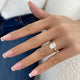 Évarine Ring 2 ct TCW , Solid Gold 14k