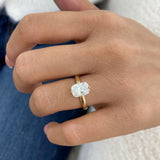 Évarine Ring 2 ct TCW , Solid Gold 14k