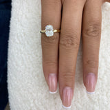 Évarine Ring 2 ct TCW , Solid Gold 14k