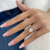 Soléenne Ring 1.5 ct TCW , Solid Gold 14k