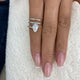 Soléenne Ring 1.5 ct TCW , Solid Gold 14k