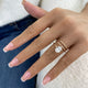 Lumiéreux Ring 1.5 ct TCW , Solid Gold 14k