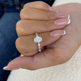 Lucienne Ring 1.3 ct TCW , Solid Gold 14k