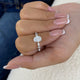 Lucienne Ring 1.3 ct TCW , Solid Gold 14k