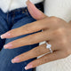 Lucienne Ring 1.3 ct TCW , Solid Gold 14k