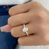 Astrix Ring 1.3 ct TCW , Solid Gold 14k