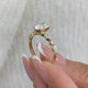 Solitaire with Pave Band