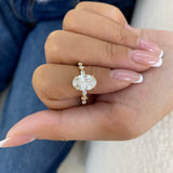 Kyvra Ring 2.3 ct TCW , Solid Gold 14k