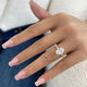 Kyvra Ring 2.3 ct TCW , Solid Gold 14k