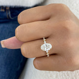 Kyvra Ring 2.3 ct TCW , Solid Gold 14k