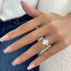 Cyrene Ring 2.3 ct TCW , Solid Gold 14k