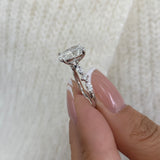 Solitaire with Pave Band