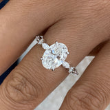 Cyrene Diamond Engagement Ring 2.3 ct TCW
