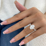 Seraphiel Ring 3.3 ct TCW , Solid Gold 14k