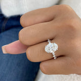 Seraphiel Ring 3.3 ct TCW , Solid Gold 14k