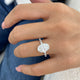 Seraphiel Ring 3.3 ct TCW , Solid Gold 14k