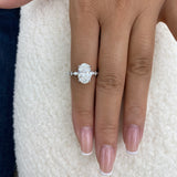 Seraphiel Ring 3.3 ct TCW , Solid Gold 14k